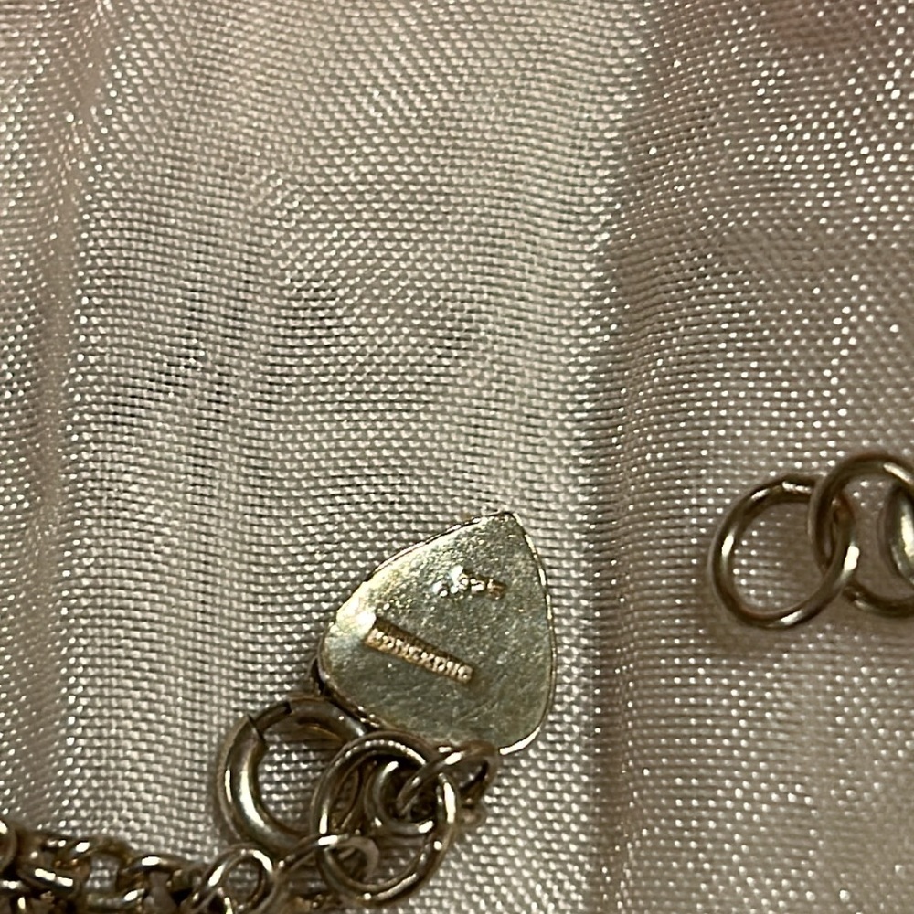 Solid Sterling Silver Anklet - image 4